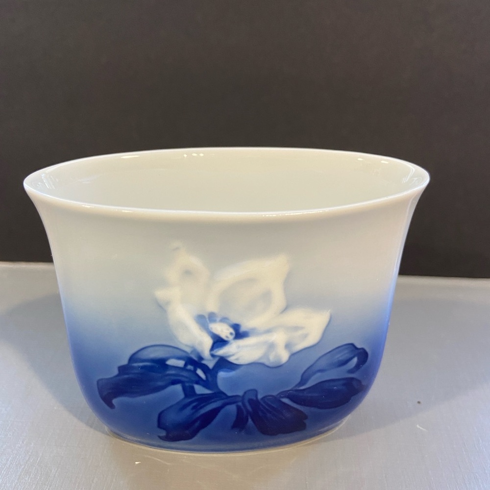 Bing & Grøndahl Denmark Blue Flower Vase #1833 | Vintage Porcelain